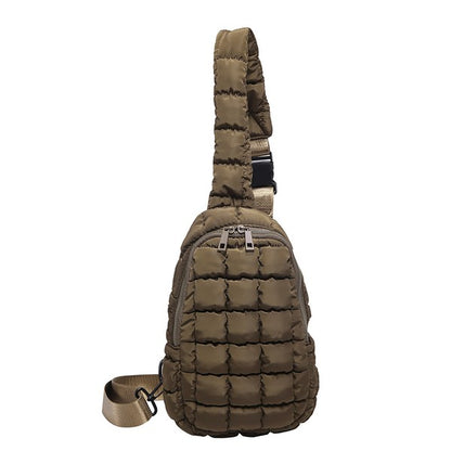 Skyler Quilted Puffer Sling | Trendy Outfit Idea for Women by Ro + Ivy | Elevated Basics, Modern Comfort & Style