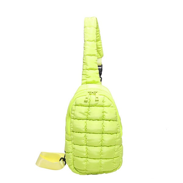 Skyler Quilted Puffer Sling | Trendy Outfit Idea for Women by Ro + Ivy | Elevated Basics, Modern Comfort & Style