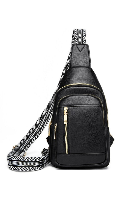 Soft Vegan Leather Sling Backpack | Trendy Backpacks Outfit Idea for Women by Ro + Ivy | Elevated Basics, Modern Comfort & Style