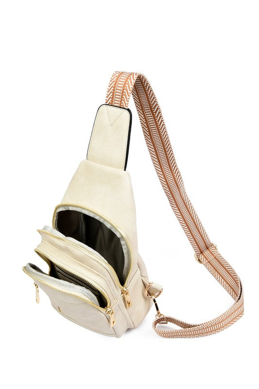 Soft Vegan Leather Sling Backpack | Trendy Backpacks Outfit Idea for Women by Ro + Ivy | Elevated Basics, Modern Comfort & Style