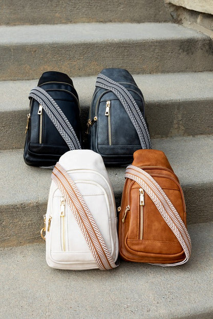 Soft Vegan Leather Sling Backpack | Trendy Backpacks Outfit Idea for Women by Ro + Ivy | Elevated Basics, Modern Comfort & Style