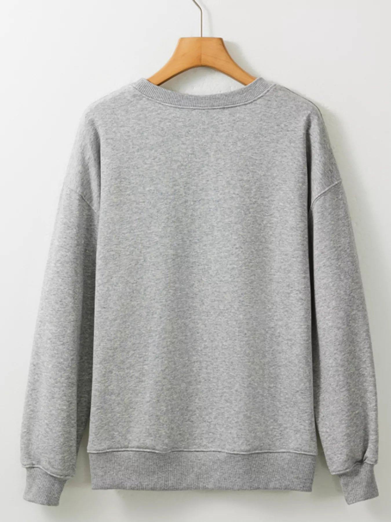 Cute Halloween Ghost Round Neck Sweatshirt