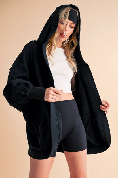 Janely Hooded Cardi - Ro + Ivy