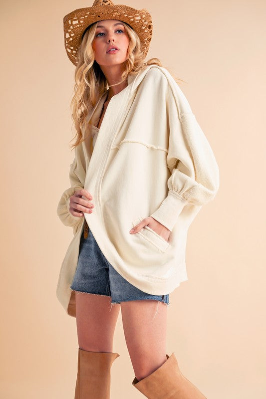 Janely Hooded Cardi - Ro + Ivy