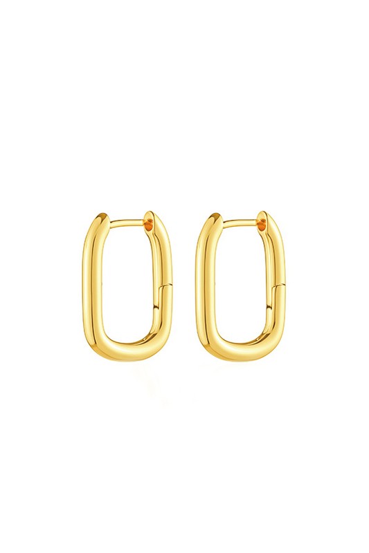 Every day 14K Gold Plated Stainless Steel Huggie Earrings - Ro + Ivy