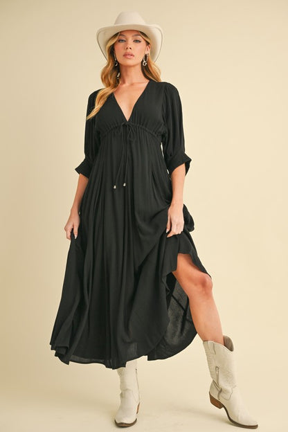 Geela Maxi Dress – outfit idea for women | Ro + Ivy