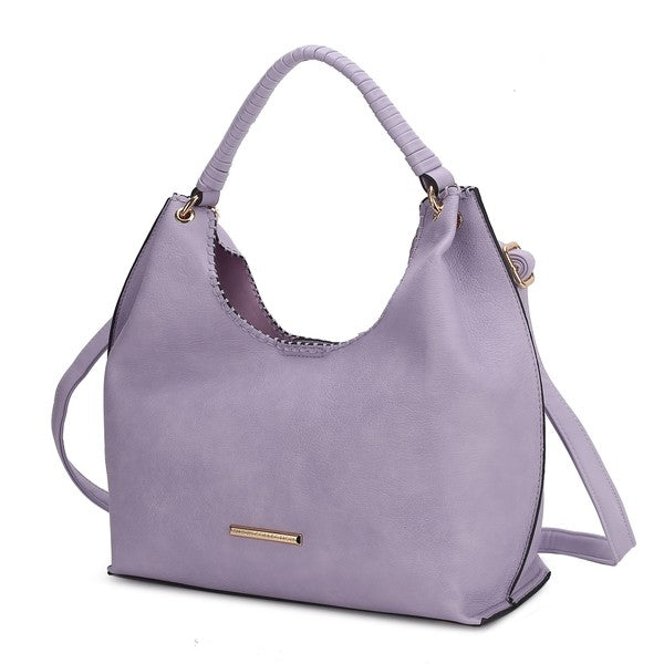 Lilac One Size Mia Large Everyday Shoulder Bag | Trendy Shoulder Bags Outfit Idea for Women by Ro + Ivy | Elevated Basics, Modern Comfort & Style