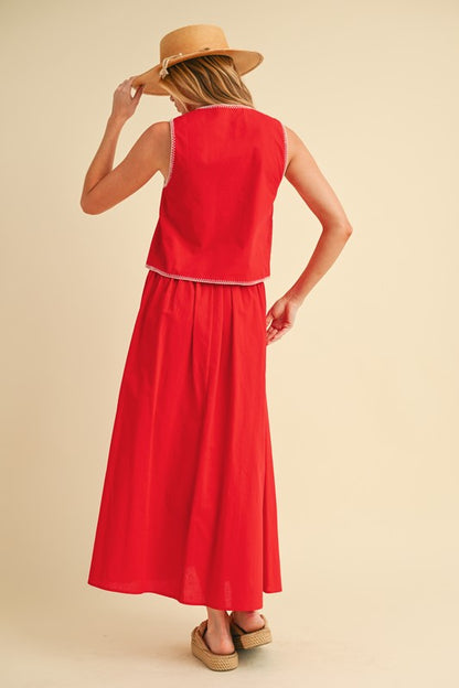 Illsa A-Line Skirt – outfit idea for women | Ro + Ivy