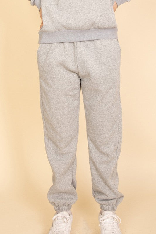 Side Pocket Drawstring Waist Sweatpants - Ro + Ivy