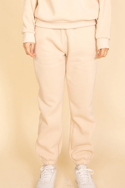 Side Pocket Drawstring Waist Sweatpants - Ro + Ivy