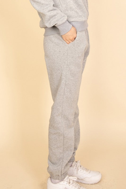 Side Pocket Drawstring Waist Sweatpants - Ro + Ivy