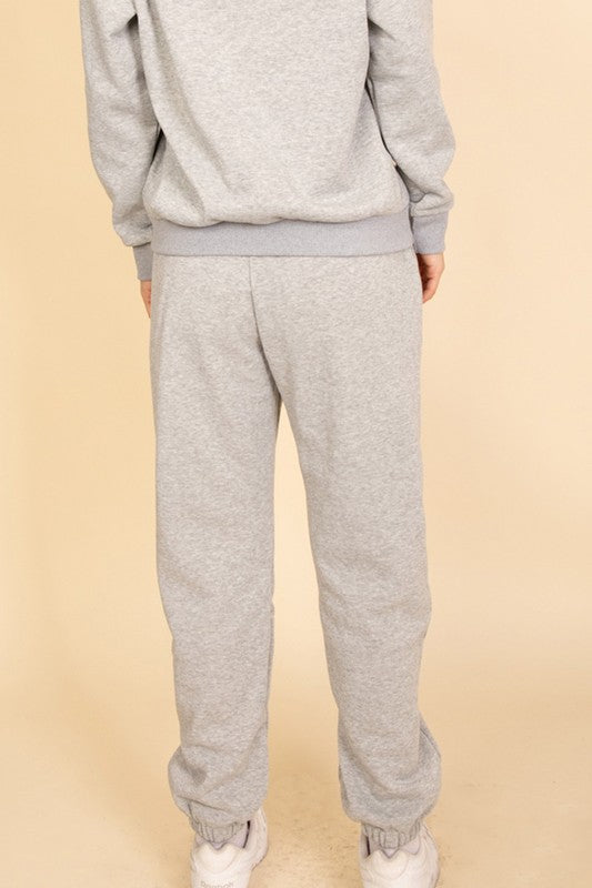 Side Pocket Drawstring Waist Sweatpants - Ro + Ivy