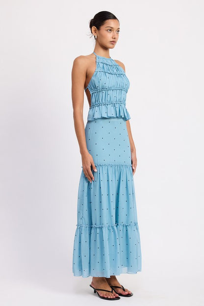 Tiered Ruffle Midi Skirt – outfit idea for women | Ro + Ivy