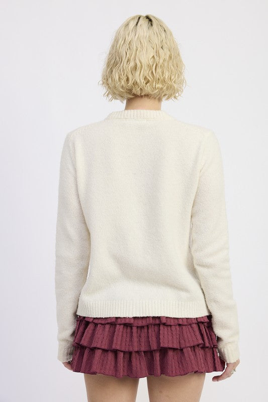 Classic Fitted Button Up Cardigan | Trendy Cardigans Outfit Idea for Women by Ro + Ivy | Elevated Basics, Modern Comfort & Style