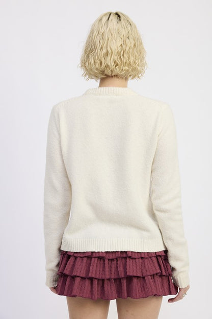 Classic Fitted Button Up Cardigan | Trendy Cardigans Outfit Idea for Women by Ro + Ivy | Elevated Basics, Modern Comfort & Style