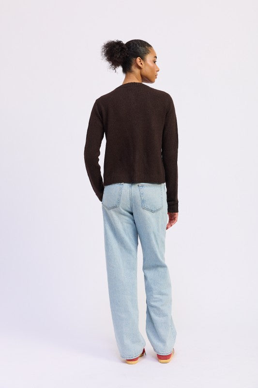 Classic Fitted Button Up Cardigan | Trendy Cardigans Outfit Idea for Women by Ro + Ivy | Elevated Basics, Modern Comfort & Style