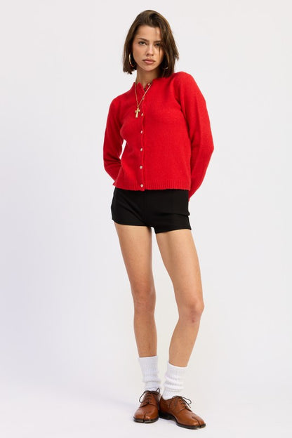 Classic Fitted Button Up Cardigan | Trendy Cardigans Outfit Idea for Women by Ro + Ivy | Elevated Basics, Modern Comfort & Style