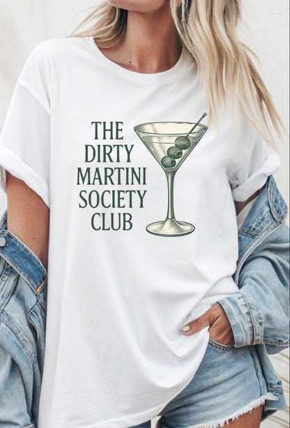 Dirty Martini Social Club Boutique Top Tee – White outfit idea for women | Ro + Ivy