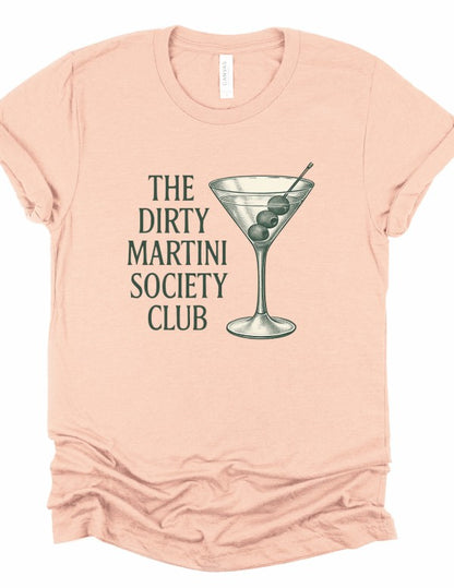 Dirty Martini Social Club Boutique Top Tee – Heather Peach outfit idea for women | Ro + Ivy