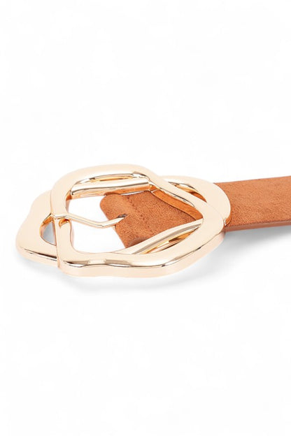 PU Twist Iconic Buckle Belt - Belts