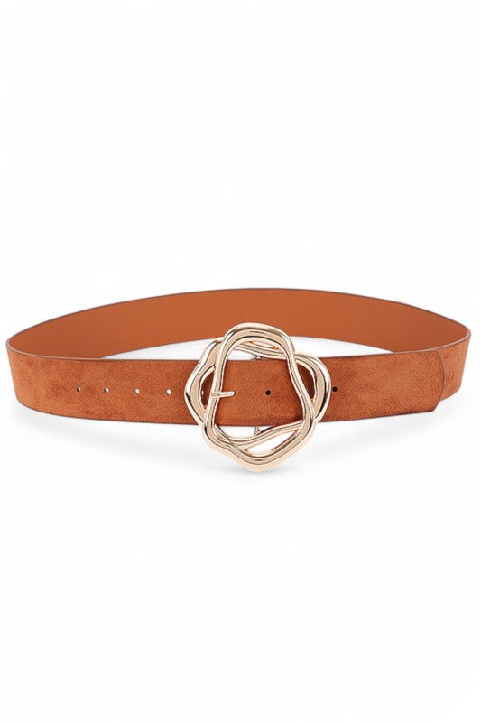 PU Twist Iconic Buckle Belt | Trendy Belts Outfit Idea for Women by Ro + Ivy | Elevated Basics, Modern Comfort & Style