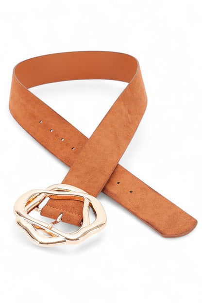 PU Twist Iconic Buckle Belt - Belts