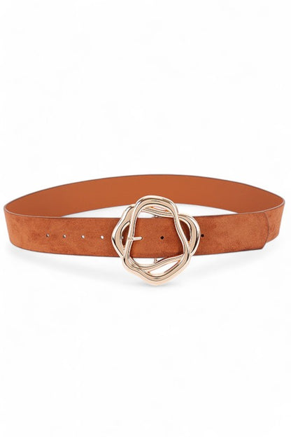 PU Twist Iconic Buckle Belt - Belts