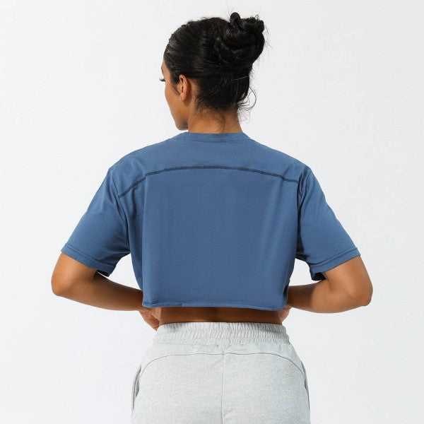 Women’s Loose Sport Cropped T-Shirt | Trendy Active Tops Outfit Idea for Women by Ro + Ivy | Elevated Basics, Modern Comfort & Style