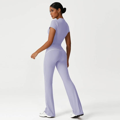 Well-in Vogue Flared Seamless Set | Trendy Outfit Idea for Women by Ro + Ivy | Elevated Basics, Modern Comfort & Style