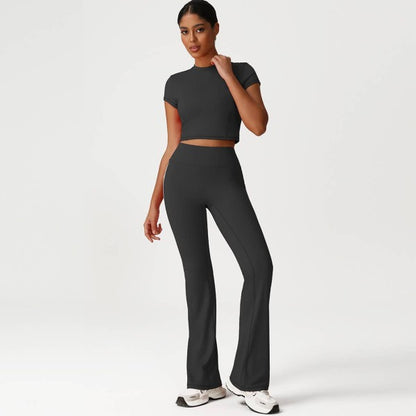 Well-in Vogue Flared Seamless Set | Trendy Outfit Idea for Women by Ro + Ivy | Elevated Basics, Modern Comfort & Style