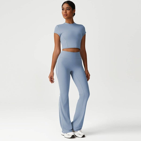 Well-in Vogue Flared Seamless Set | Trendy Outfit Idea for Women by Ro + Ivy | Elevated Basics, Modern Comfort & Style