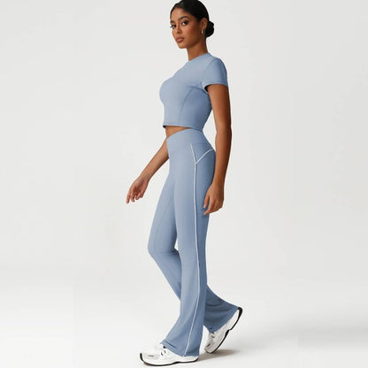 Well-in Vogue Flared Seamless Set | Trendy Outfit Idea for Women by Ro + Ivy | Elevated Basics, Modern Comfort & Style