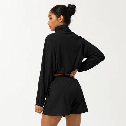 Well-in Vogue Momentum Half-Zip Shorts Set | Trendy Outfit Idea for Women by Ro + Ivy | Elevated Basics, Modern Comfort & Style