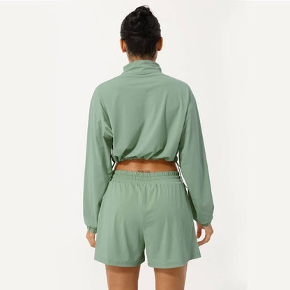 Well-in Vogue Momentum Half-Zip Shorts Set | Trendy Outfit Idea for Women by Ro + Ivy | Elevated Basics, Modern Comfort & Style