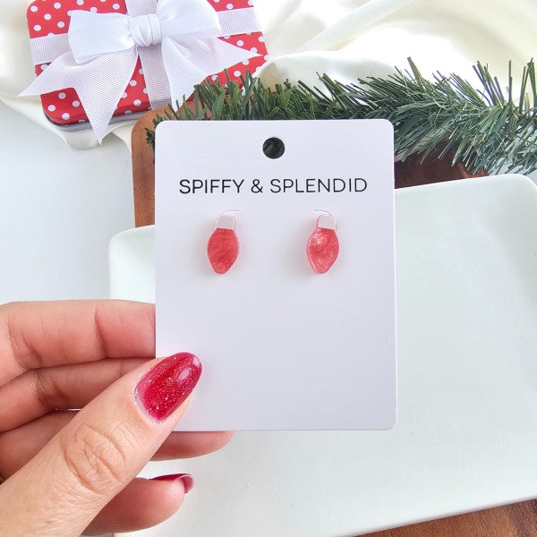 Christmas Light Bulb Stud Earrings | Trendy Earrings Outfit Idea for Women by Ro + Ivy | Elevated Basics, Modern Comfort & Style