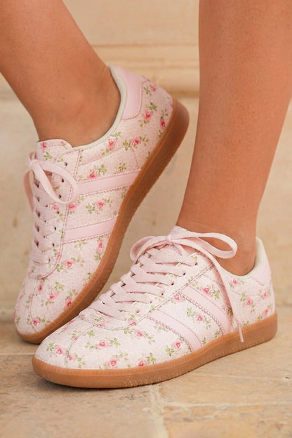Pu Leather Flat Ballet Sneakers — Feminine Versatile Everyday Shoe Style - Womens Shoes