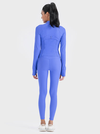 Long Sleeve Zip-Up Activewear Jacket