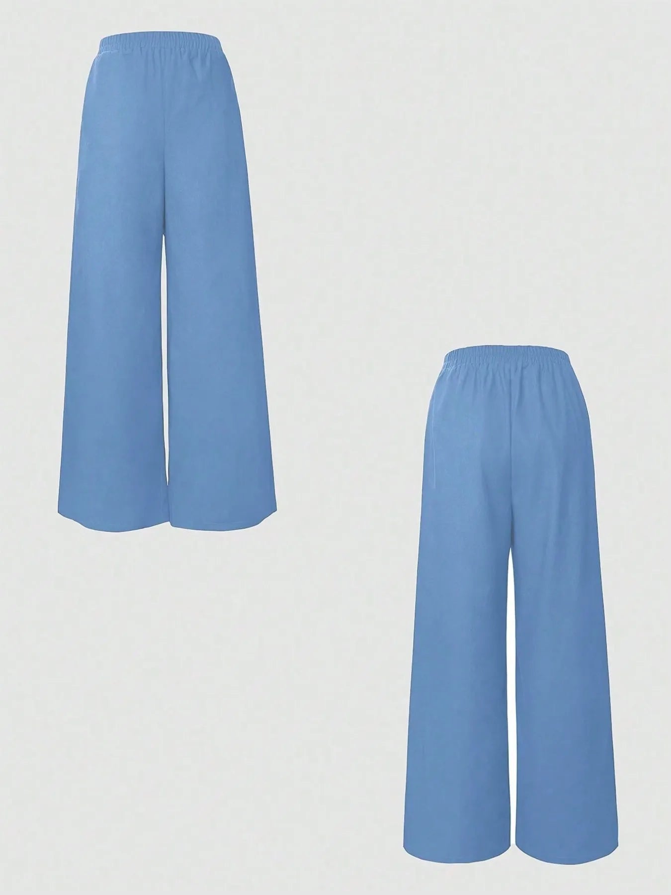 Women's One Button Sleeveless Top and Pants Set - Matching Sets