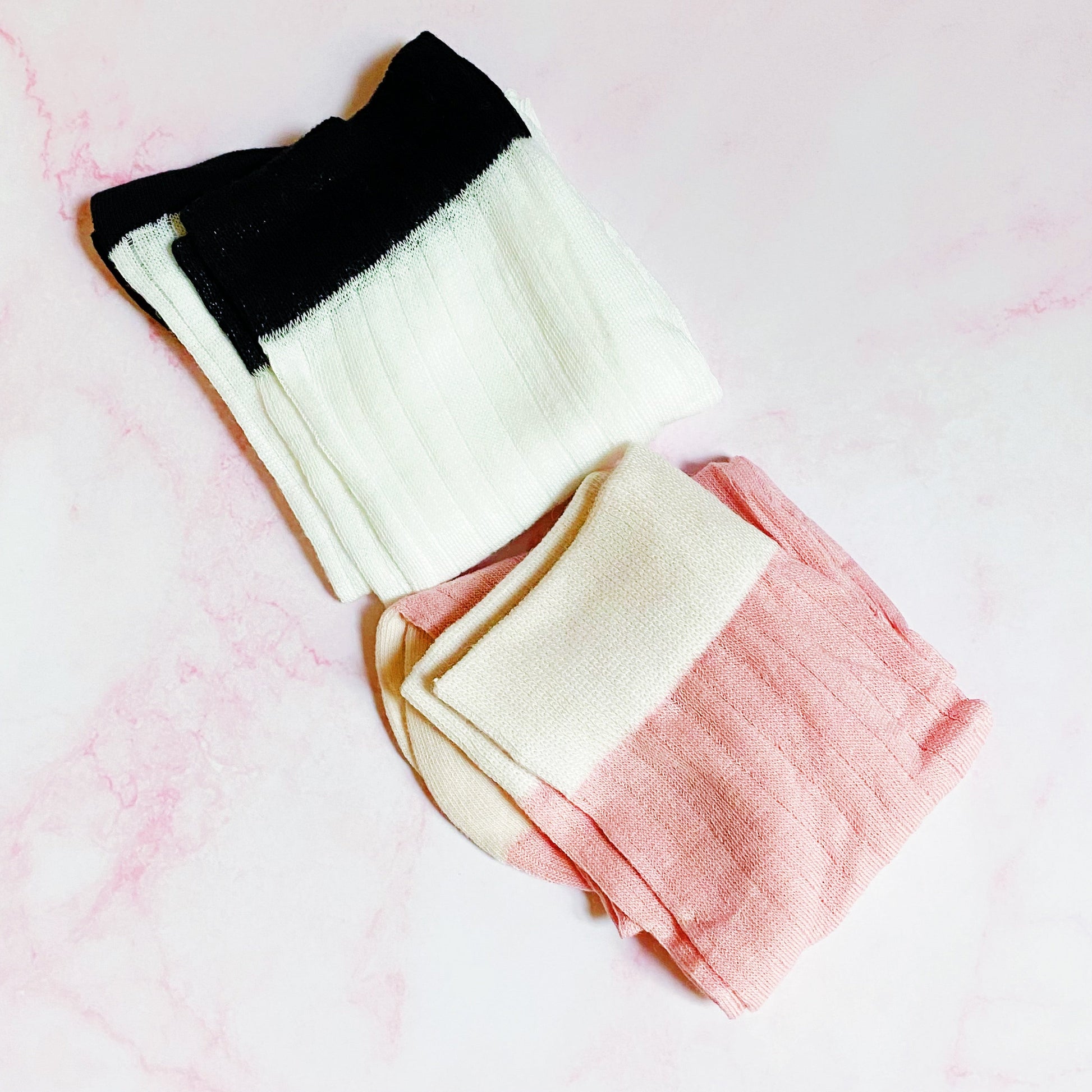 Silky Jacquard Trouser Socks 2-Pack — Lightweight Luxury Finish - Socks