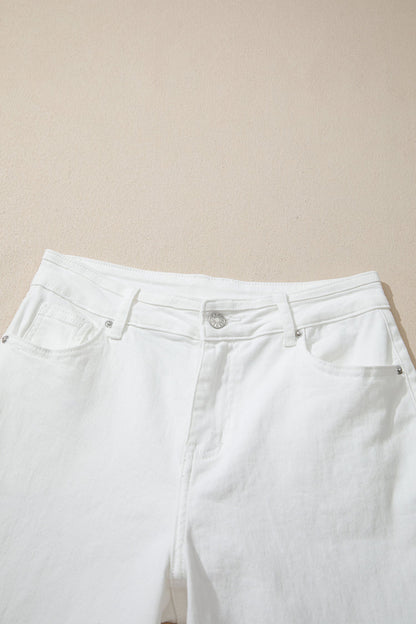Solid Loose Fit High Rise Casual Wide Leg Jeans — Versatile Everyday Style - Jeans