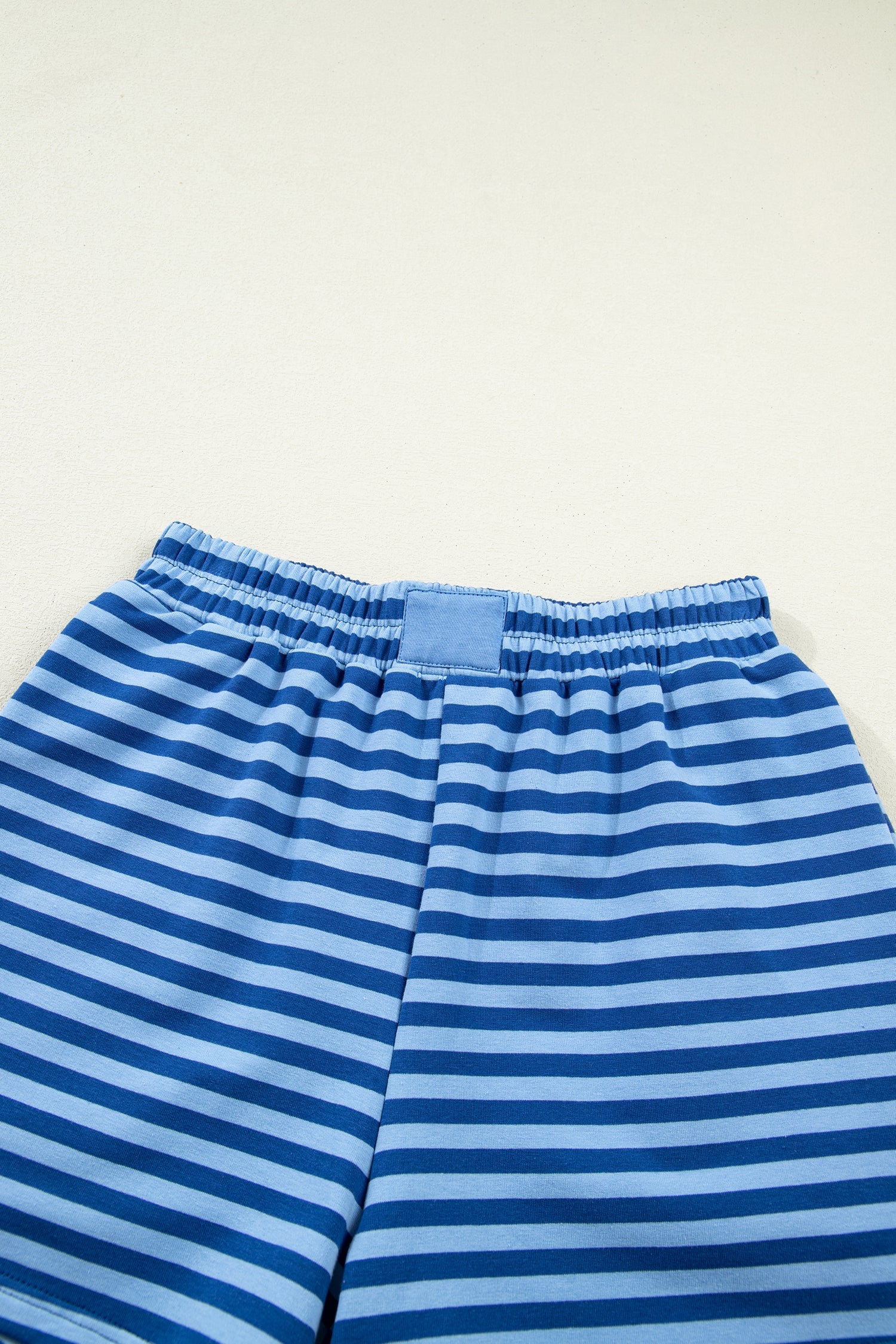 Striped Long Sleeve Top & Matching Shorts Casual Two-Piece Set — Timeless Comfortable Style - Short Sets