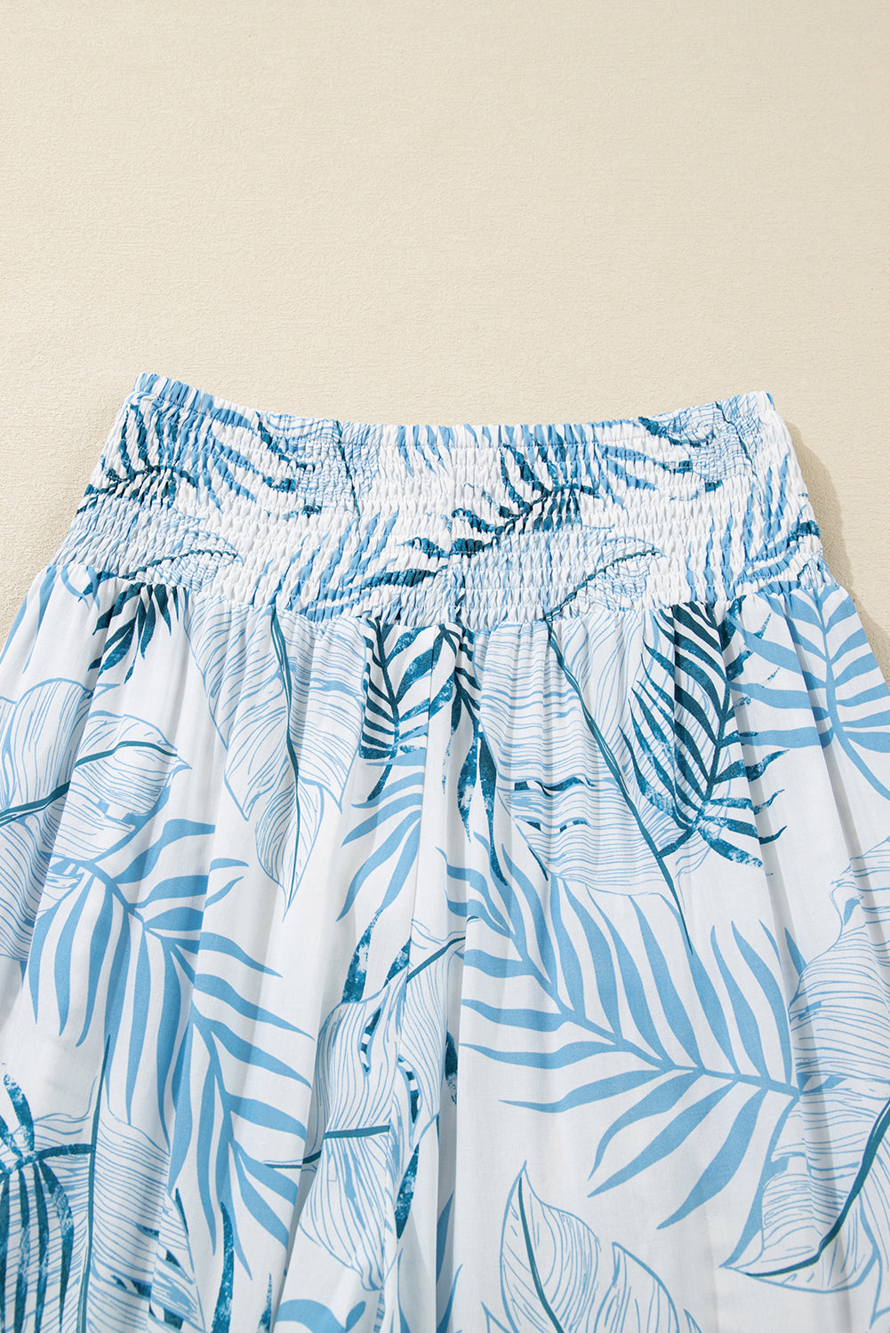 Breezy Waistband Linen Blend Wide Leg Pants — Relaxed Summer Everyday Style - Pants & Culotte