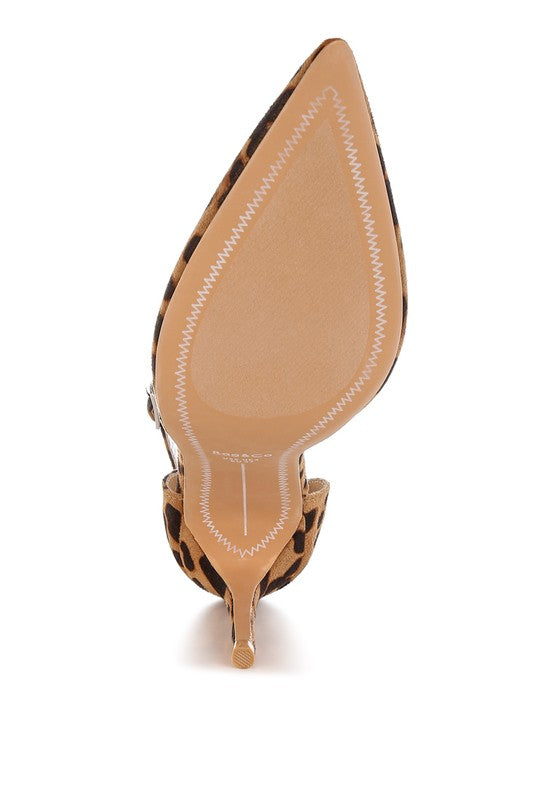 Ushra Microfiber Stiletto Sandals - Ro + Ivy