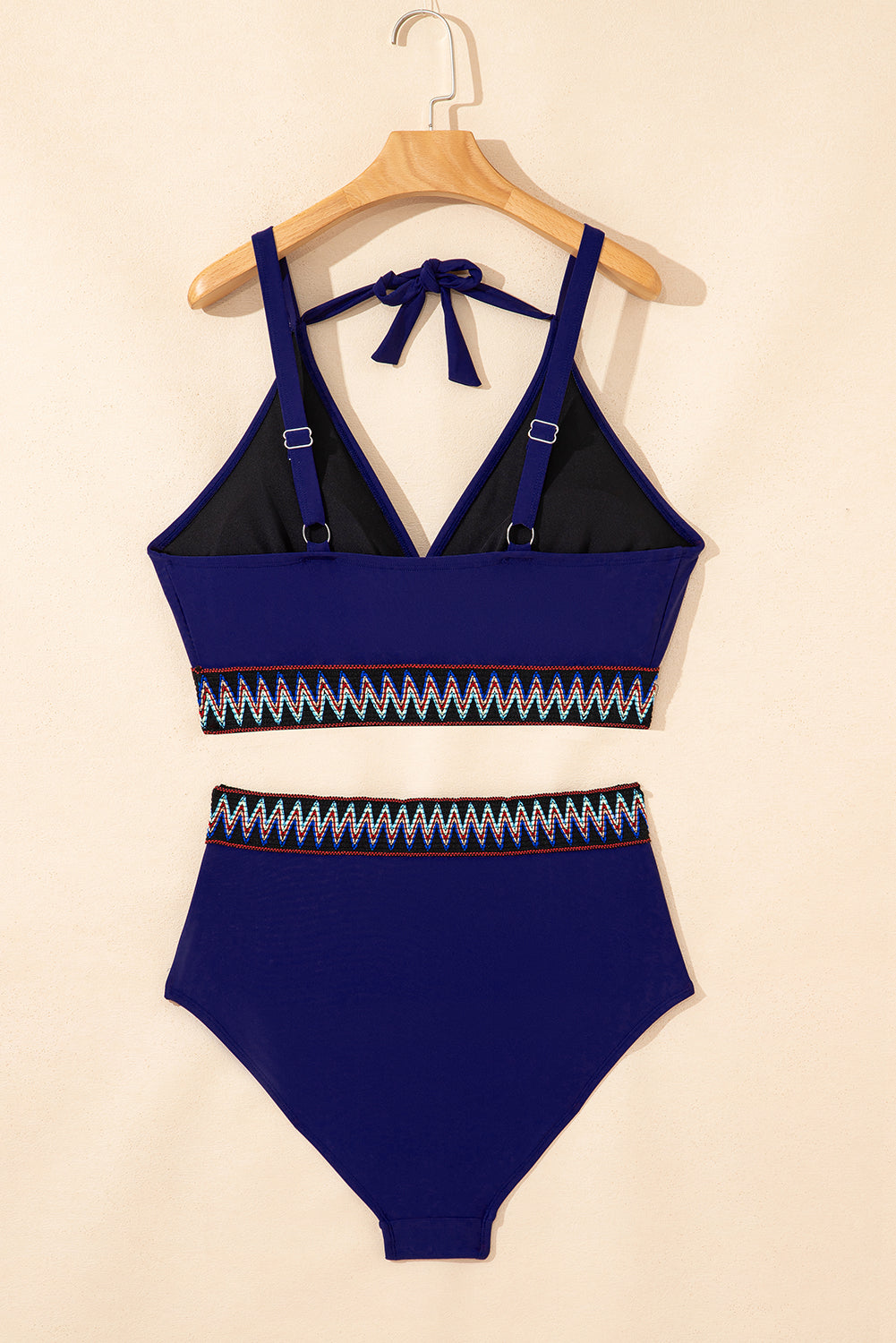 Wrap V-Neck Knot High Waisted Plus Bikini — Alluring Supportive Beach Style - Plus Size Swimwear
