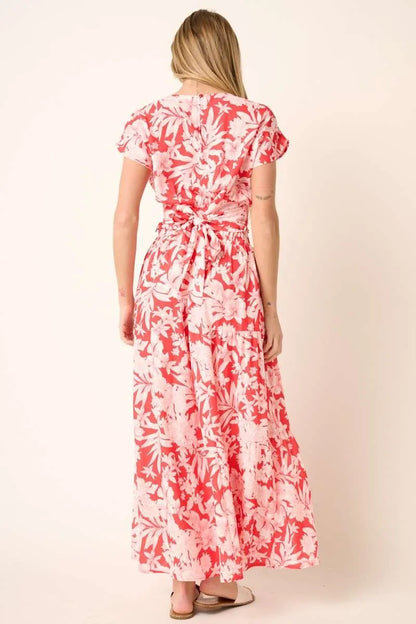 Tropical Print Top And Skirt Set – outfit idea for women | Ro + Ivy