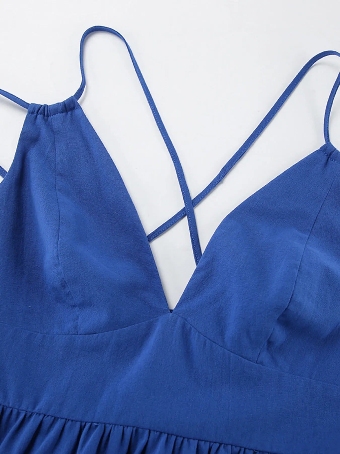 Women's V-Neck Tiered Maxi Cami Dress - Maxi Dresses