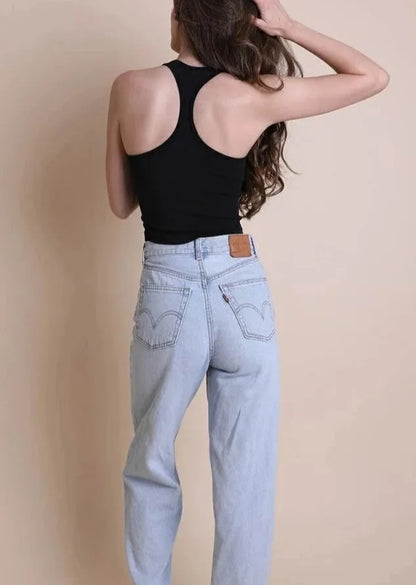 High Neck Racerback Brami Tank Top — Ultra-Chic Comfortable Sleek Layering Everyday Style - Tank Tops