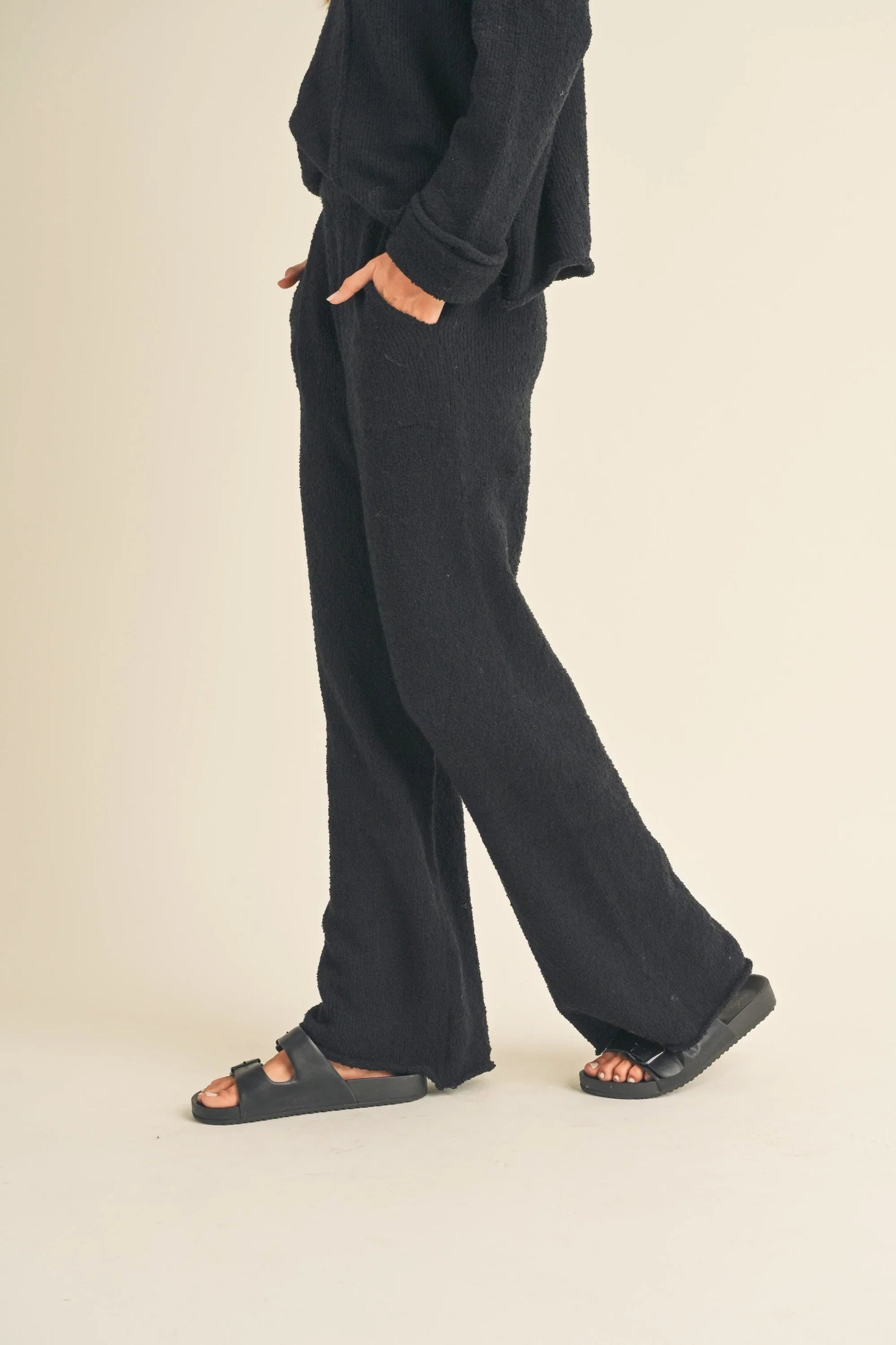 Relaxed Knit Sweater Pants