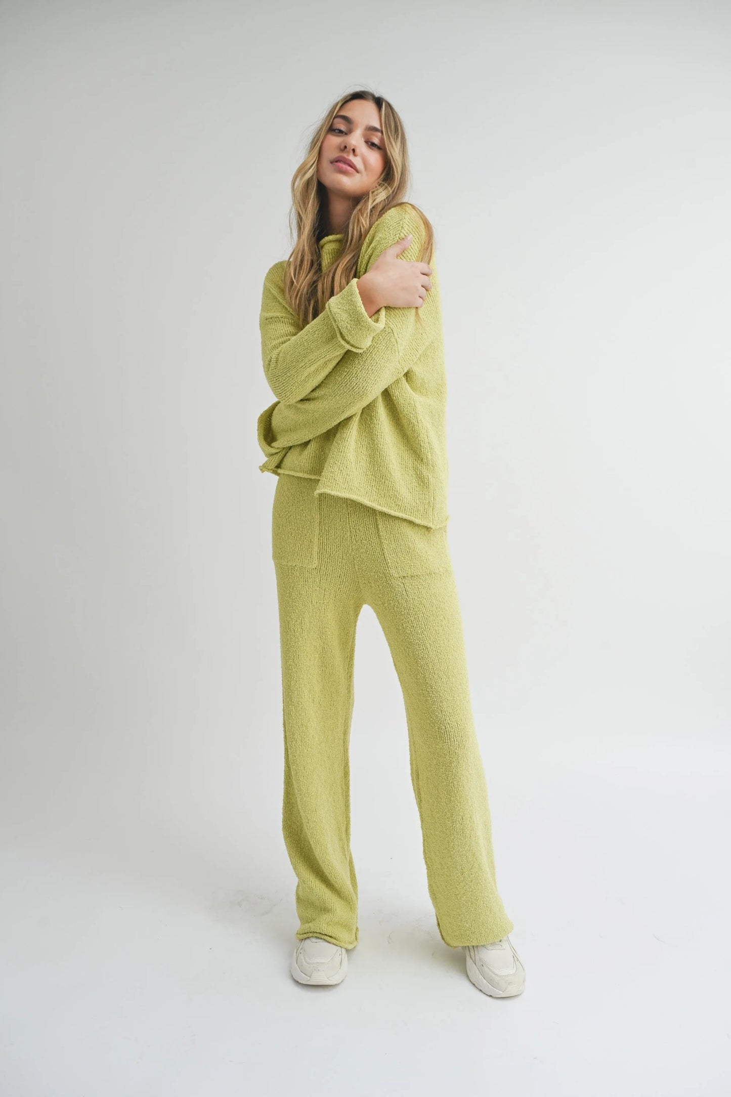Relaxed Knit Sweater Pants