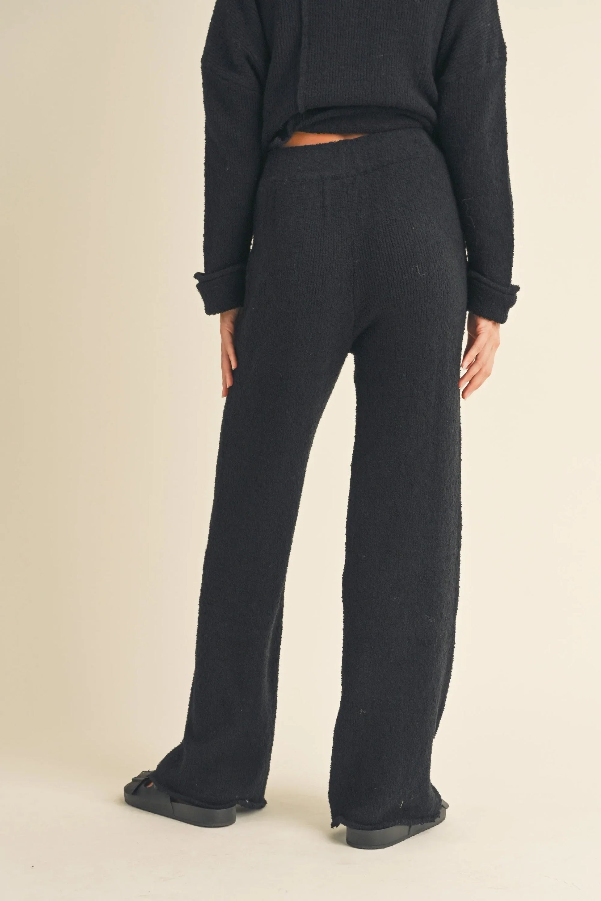 Relaxed Knit Sweater Pants
